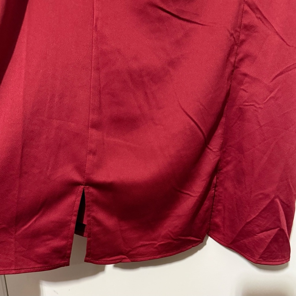Privacy Please Wine-Red Slip Dress - Picture 3 of 10